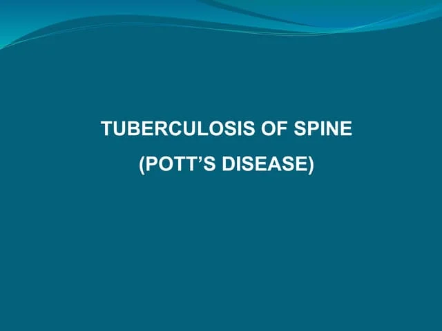 Tuberculosis Of The Spine Treatment In Yavatmal